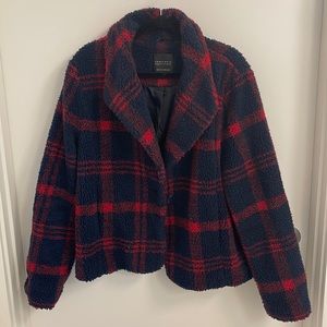 Sanctuary Buffalo Check Teddy Coat